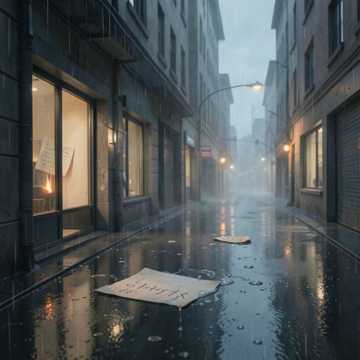 雨停很干脆