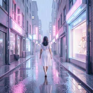 霓虹睡意