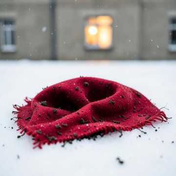 初雪红围巾-版本2