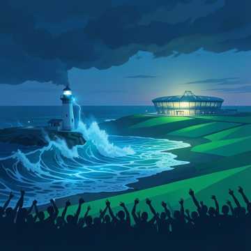 蓝涌浪尖