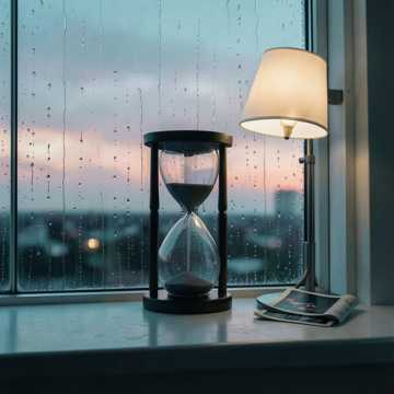 枕雨听灯期