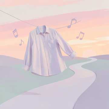 晾在风里的学士服