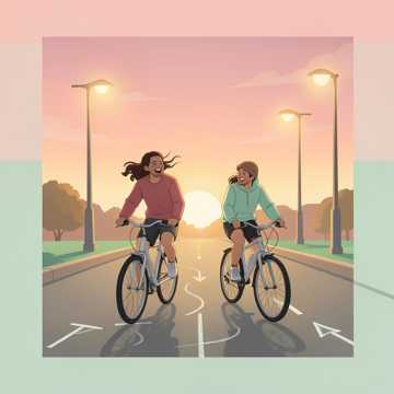 晚风骑行