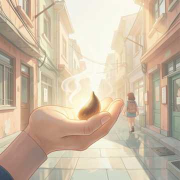 掌心里的晨光