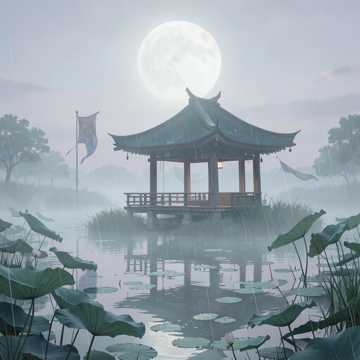 郁孤台帘雨