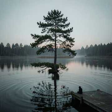 雨水着陆