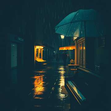 雨天慢镜头