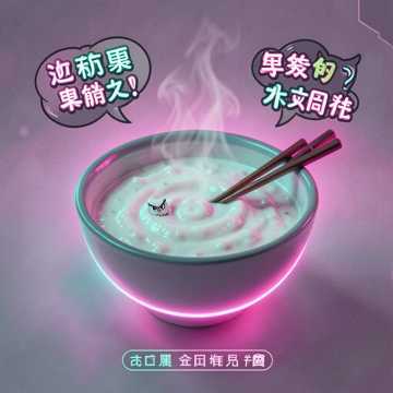 奶白的粥底UP