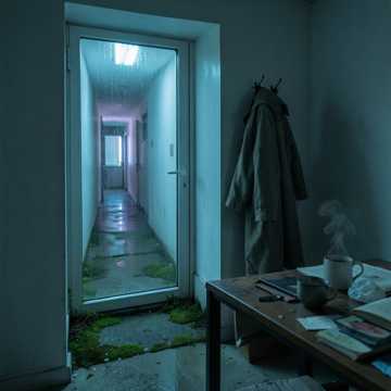 雨打哑了窗