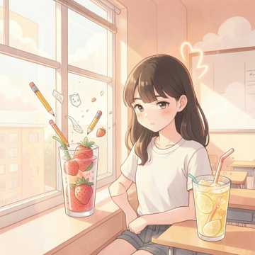 偷看你侧脸