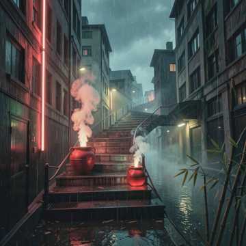 《梯坎之下》