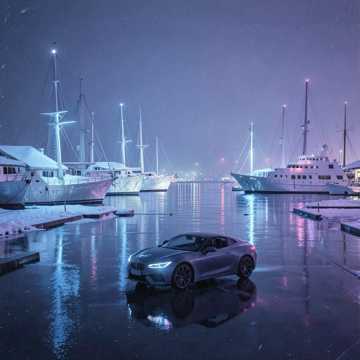 星海湾听雪