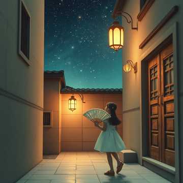 蒲扇摇过的星空