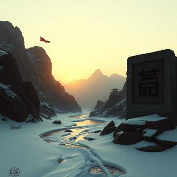 赤旗照山河