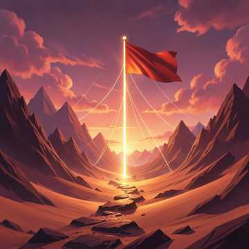 破晓旗云