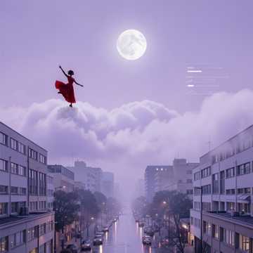 云间红舞裙