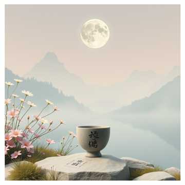 落花看客