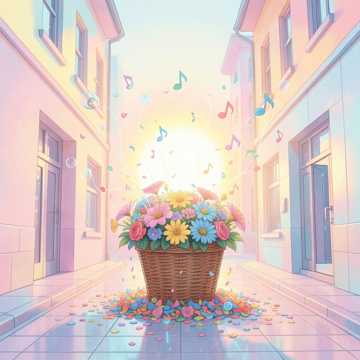 跳进阳光的花篮