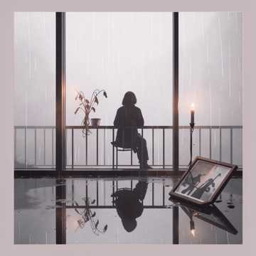 困在雨中哭哑的沼泽