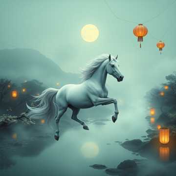 身骑白马