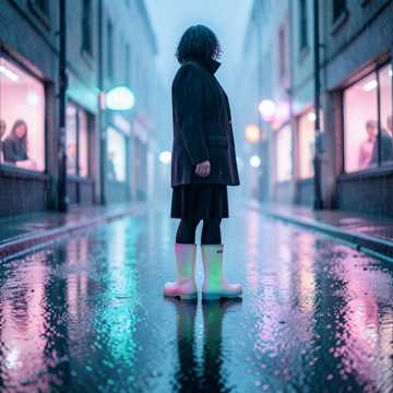 霓虹雨靴