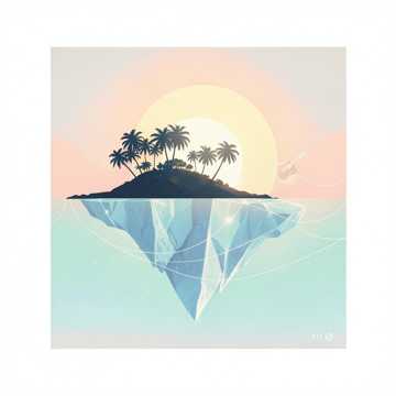 海岛与冰川