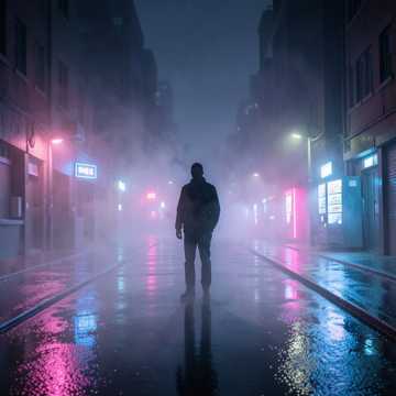 霓虹烧尽的灰