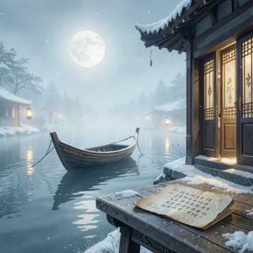 半纸家书肩上雪