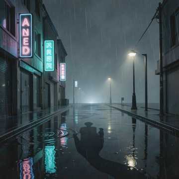 霓虹湿了鞋