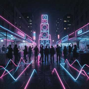 电音摆摊夜