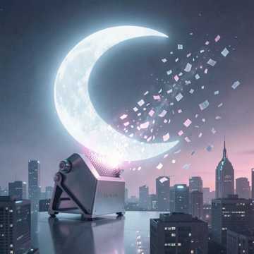 碎纸机里看月光