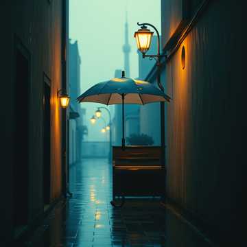 雨停没说话