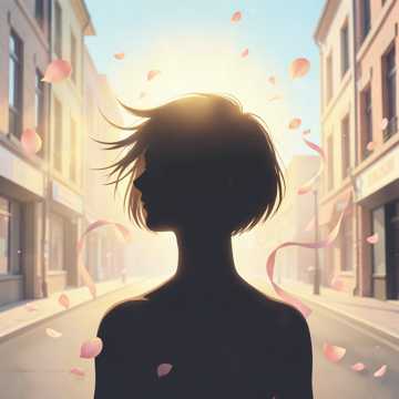新短发穿过夏天