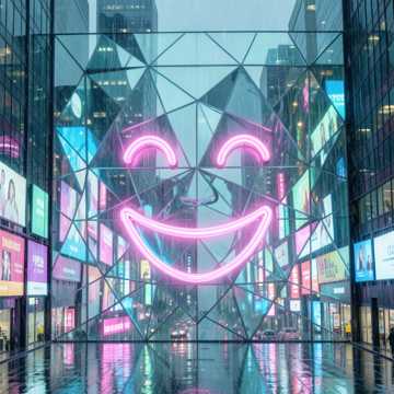霓虹笑脸