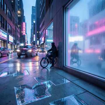 清晨早班车
