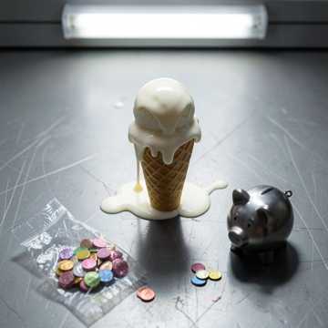 雪糕焊在工位上