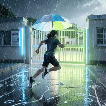 雨里冲线