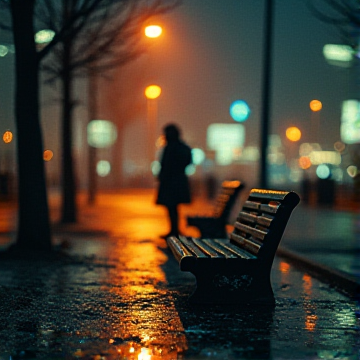 霓虹留白