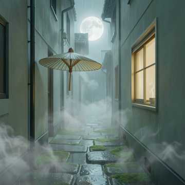 烟雨巷煮茶