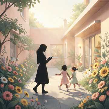 两个女儿的妈妈