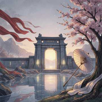 金陵残雪