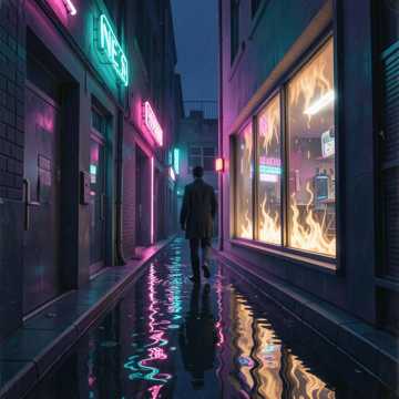 霓虹煎影