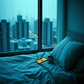 熄灯的雨声