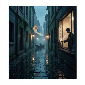 歌名：《雨中书》