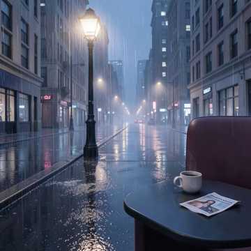雨滴敲打合照