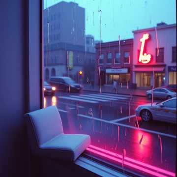 雨打空窗