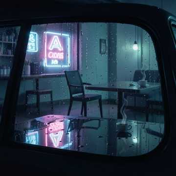 霓虹水痕
