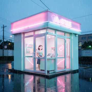 收银台微笑