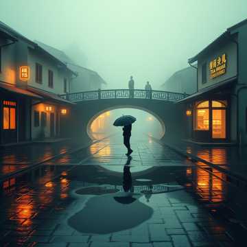 烟雨落青檐