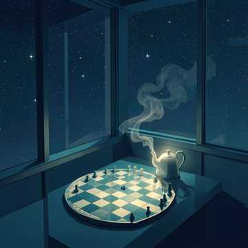 独坐占星台